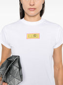 Mm6 Maison Margiela Logo Cotton T Shirt