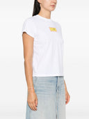 Mm6 Maison Margiela Logo Cotton T Shirt