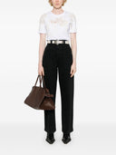 Ermanno Scervino Brodered Cotton T -skjorte