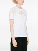 Ermanno Scervino Brodered Cotton T -skjorte