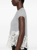 Ermanno Scervino Embroidered Wool T Shirt