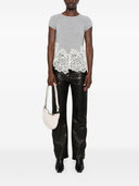 Ermanno Scervino Embroidered Wool T Shirt
