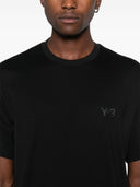 Y 3 Logo Cotton T Shirt