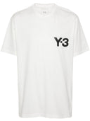 Y 3 Logo Cotton T Shirt