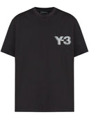 Y 3 Logo Cotton T Shirt