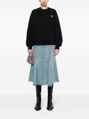 Ami Paris Logo Bio -Baumwoll -Sweatshirt