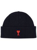 AMI PARIS AMI DE COEUR WOOL BEANIE
