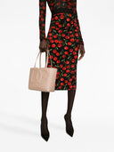 Dolce & Gabbana Dg Logo Leather Small Tote
