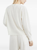 Brunello Cucinelli Cashmere Sweater With Embroidery