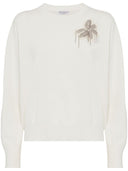 Brunello Cucinelli Cashmere Sweater With Embroidery