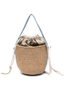 Borsa a secchio di Chloè Woody Rafia