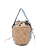 Borsa a secchio di Chloè Woody Rafia