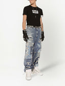 Dolce & Gabbana Cotton T Shirt z RE Edition Logo Patch