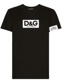Dolce & Gabbana Cotton T Shirt z RE Edition Logo Patch