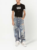 Dolce & Gabbana Cotton T Shirt z RE Edition Logo Patch