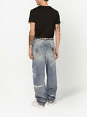 Dolce & Gabbana Cotton T Shirt z RE Edition Logo Patch