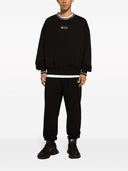 Dolce & Gabbana Oversized Sweatshirt With Logo Jacquard