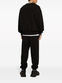 Dolce & Gabbana Oversized Sweatshirt With Logo Jacquard