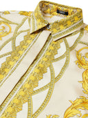 Versace Barocco Print Silk Shirt