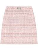 Versace Bouclé Tweed Mini Skirt
