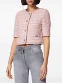 Chaqueta de tweed de versace bouclé