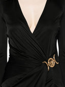 Versace Medusa '95 Stretch Jersey Midi Dress