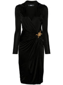 Versace Medusa '95 Stretch Jersey Midi Dress