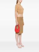Coperni Swipe Gloss Mini Leather Handbag