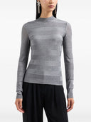 Emporio Armani Striped Crewneck Sweater