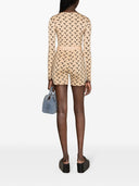 Marine Serre Moon Tweede Skin Jersey Top