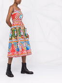 Dolce & Gabbana Carretto Print Cotton Dress