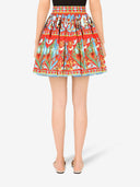 Dolce & Gabbana Carretto Print Skirt