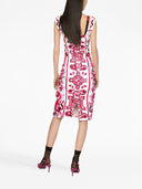 Dolce & Gabbana Maiolica Printed Tubino Dress