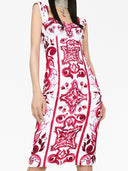 Dolce & Gabbana Maiolica Printed Tubino Dress