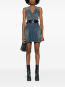 Alexander MC Queen Kurzes Flared Denim Kleid