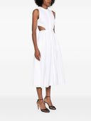 Alexander Mc Queen Organic Cotton Midi Dress