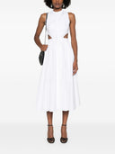 Alexander Mc Queen Organic Cotton Midi Dress