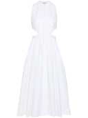 Alexander Mc Queen Organic Cotton Midi Dress