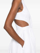 Alexander Mc Queen Organic Cotton Midi Dress