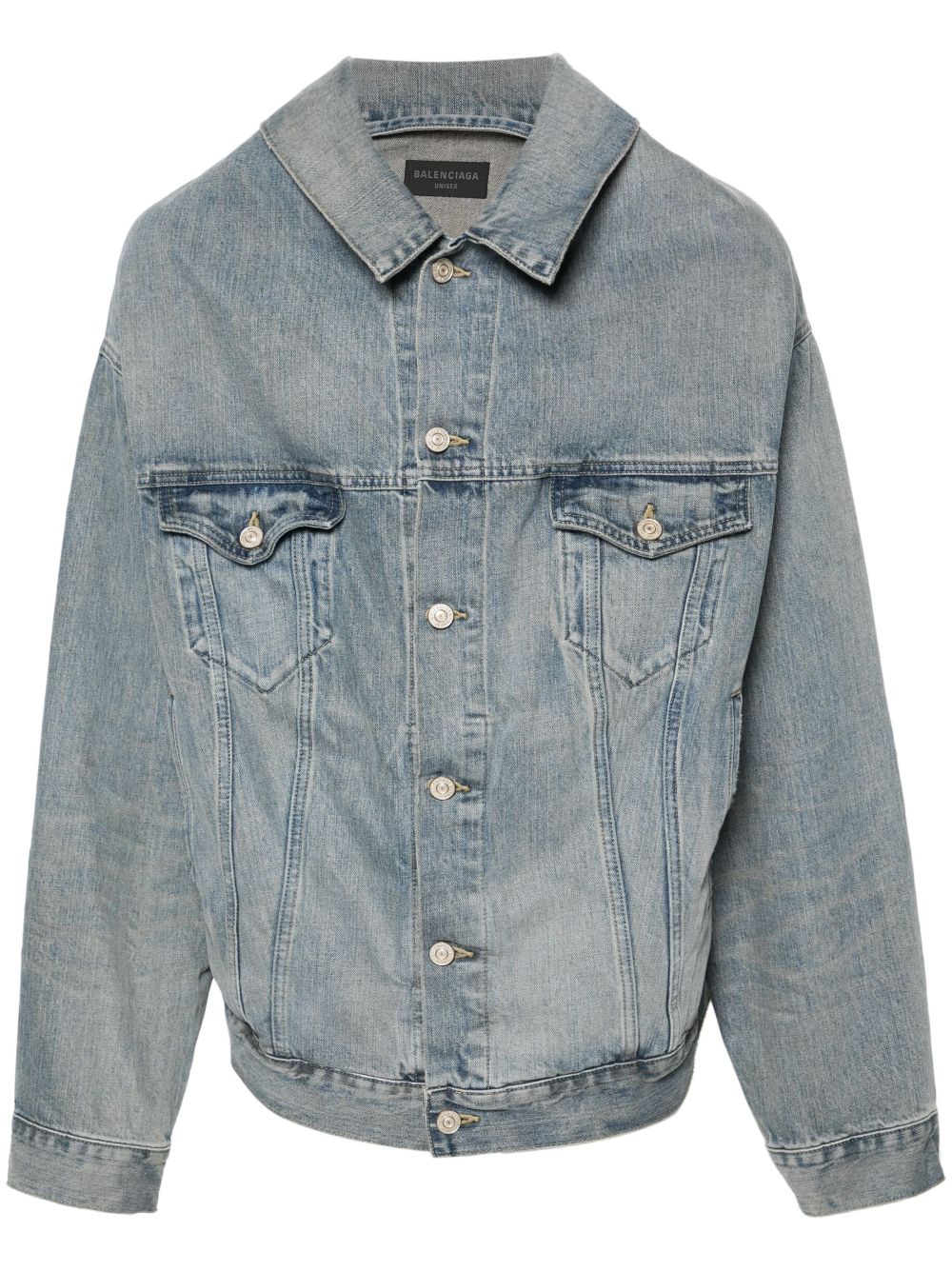 Balenciaga men's denim jacket best sale