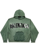 Balenciaga Tape Type Oversized Hoodie