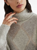 Brunello cucinelli 울 거북 목 스웨터