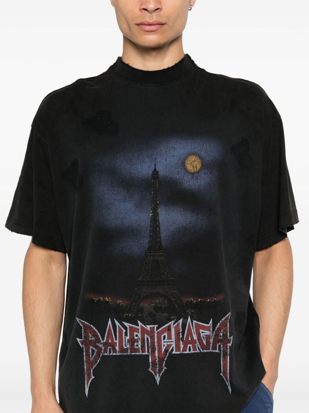 Balenciaga Paris Moon Oversized T Shirt – Balardi