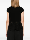 Ermanno Scervino 수 놓은 양모 T 셔츠
