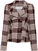 Vivienne Westwood Check Double Breasted Jacket