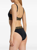 Versace Greca Print Bikini Top