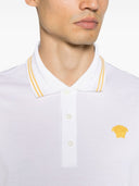 Versace Logo Piquet Polo Shirt