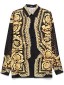 Versace Barocco Print Silk Shirt