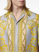 Versace Barocco Print Silk Shirt