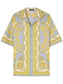 Versace Barocco Print Silk Shirt